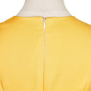 Riley Andersen Women Yellow Dress Carnival Halloween Cosplay Costume