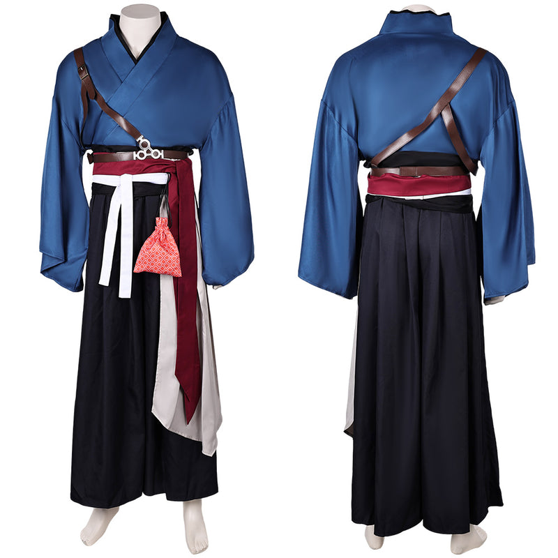 Rise of the Ronin Game Ronin Blue Outfit Party Carnival Halloween Cosplay Costume