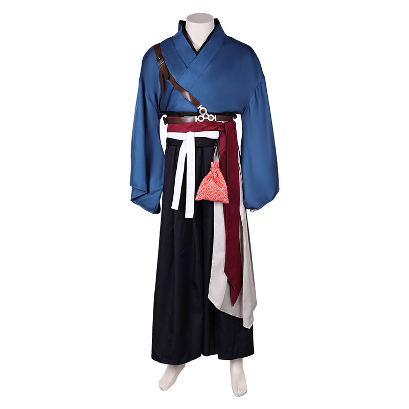 Rise of the Ronin Game Ronin Blue Outfit Party Carnival Halloween Cosplay Costume