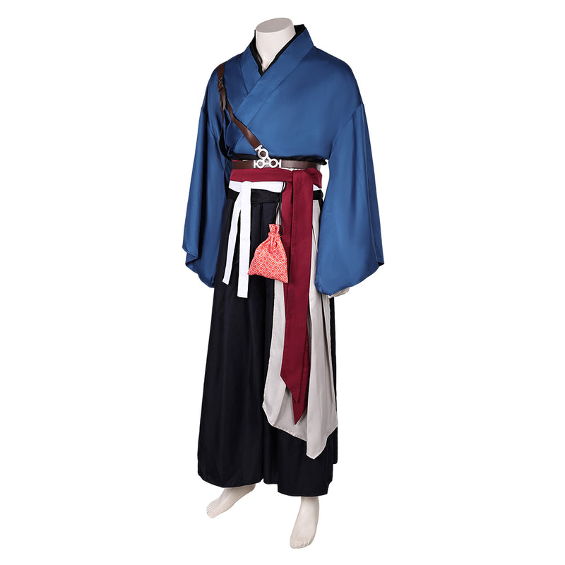 Rise of the Ronin Game Ronin Blue Outfit Party Carnival Halloween Cosplay Costume