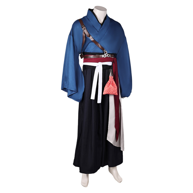 Rise of the Ronin Game Ronin Blue Outfit Party Carnival Halloween Cosplay Costume