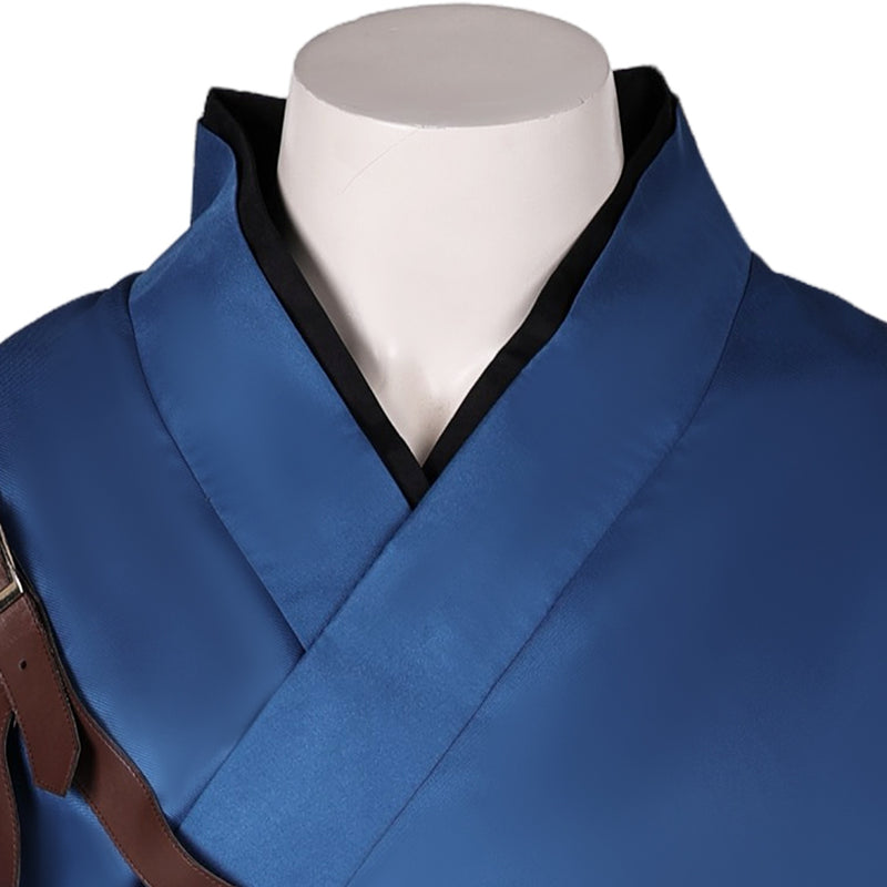 Rise of the Ronin Game Ronin Blue Outfit Party Carnival Halloween Cosplay Costume