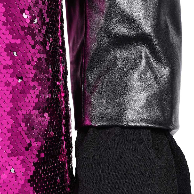 Rite Here Rite Now Ghost Purple Suit Carnival Halloween Cosplay Costume