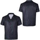 Road House 2024 Movie John Dalton Black Printed Shirt Party Carnival Halloween Cosplay Costume