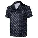 Road House 2024 Movie John Dalton Black Printed Shirt Party Carnival Halloween Cosplay Costume