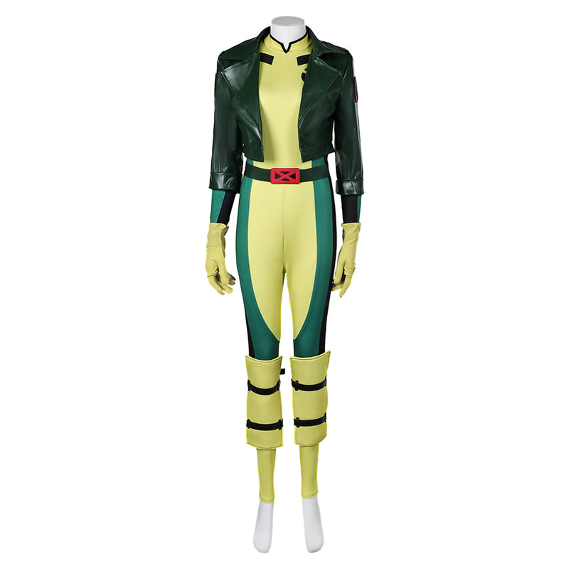 Rogue Women Green Jumpsuit Party Carnival Halloween Cosplay Costume