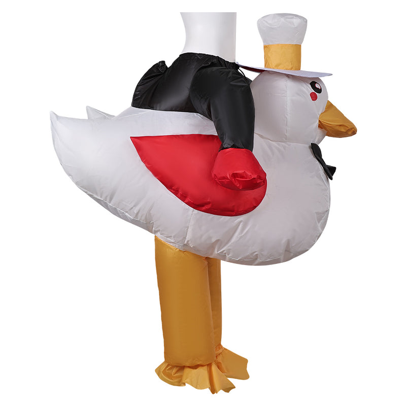 Rubber Duck Inflatable Full Body Suit for Adult Carnival Halloween Cosplay Costume