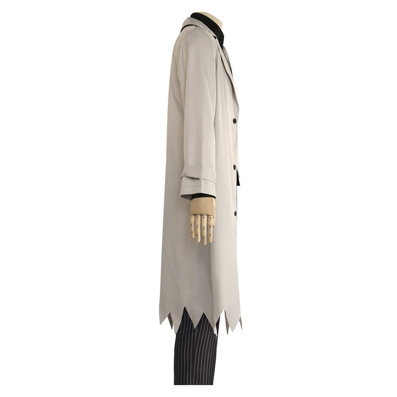 Ryunosuke Akutagawa White Outfit Party Carnival Halloween Cosplay Costume