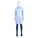 Sadness Kids Children Blue Outfit Carnival Halloween Cosplay Costume