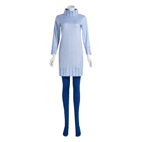 Sadness Women Blue Outfit Party Carnival Halloween Cosplay Costume