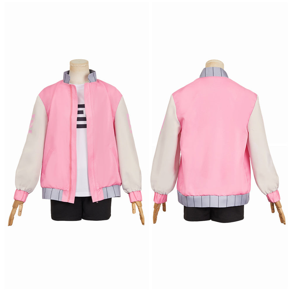 Sakamoto Days Lu Shaotang Women Pink Outfit Carnival Halloween