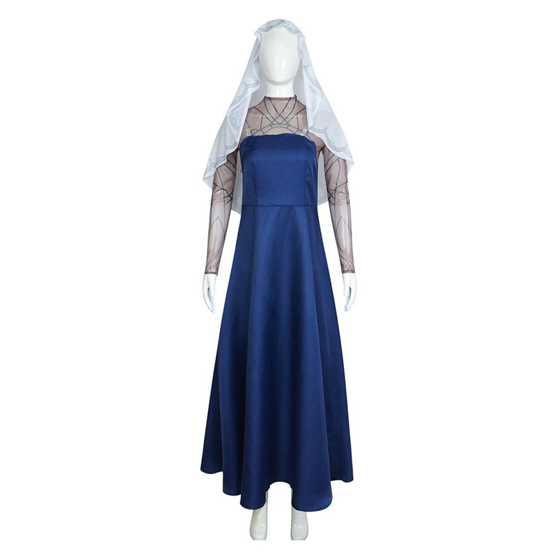 Sakamoto Days Osaragi Women Blue Dress Outfit Carnival Halloween Cosplay Costume