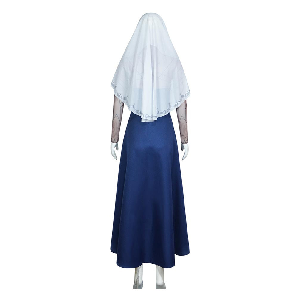 Sakamoto Days Osaragi Women Blue Dress Outfit Carnival Halloween Cosplay  Costume