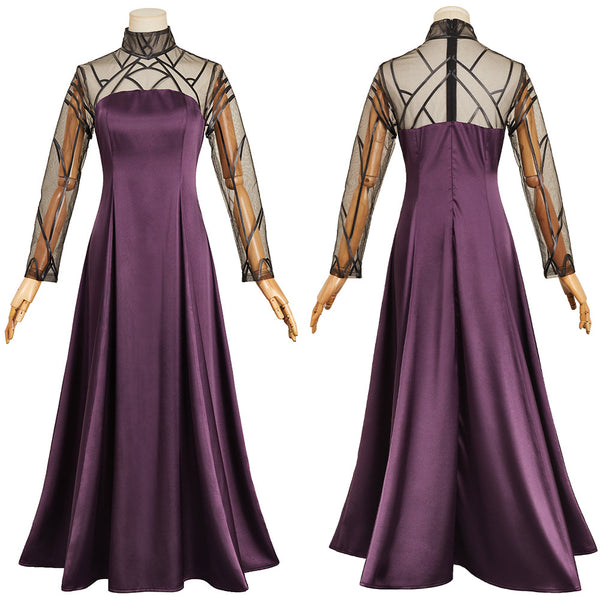 Sakamoto Days Osaragi Women Purple Dress Set Carnival Halloween Cosplay Costume