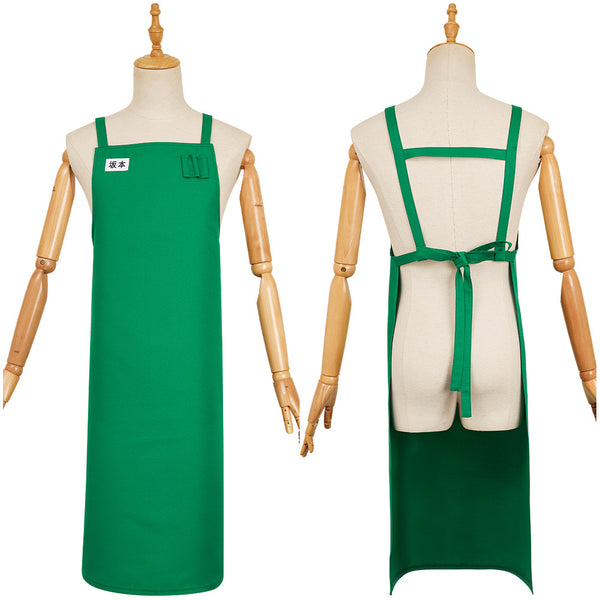 Sakamoto Days Sakamoto Taro Green Apron Carnival Halloween Cosplay Costume