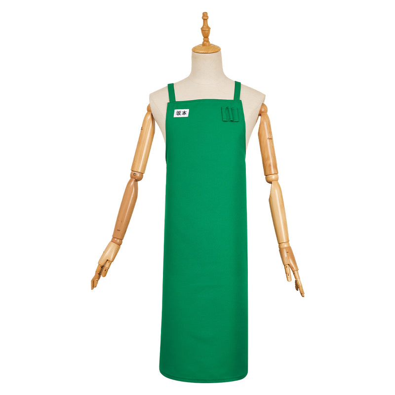 Sakamoto Days Sakamoto Taro Green Apron Carnival Halloween Cosplay Costume