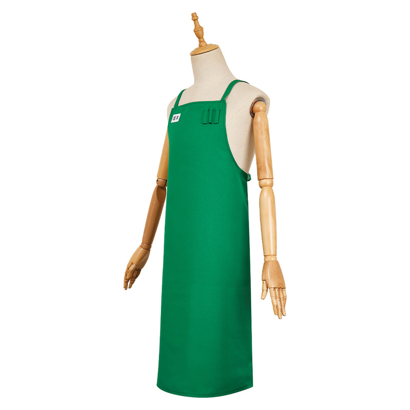 Sakamoto Days Sakamoto Taro Green Apron Carnival Halloween Cosplay Costume