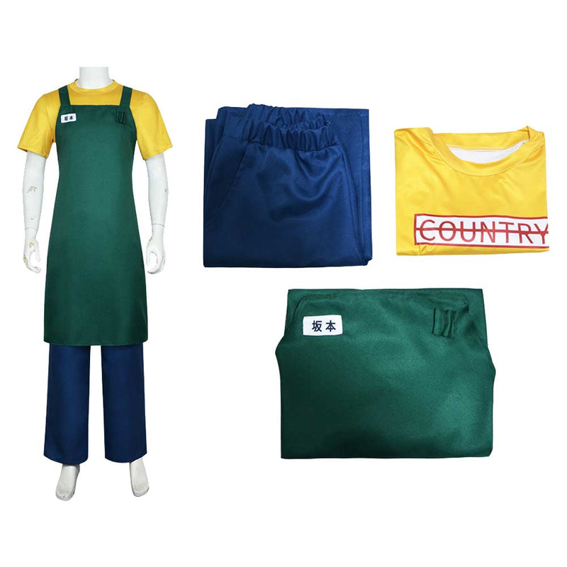 Sakamoto Days Sakamoto Taro Green Outfit Carnival Halloween Cosplay Costume