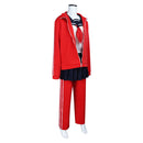Schoolgirl Kagura Red Outfit Women Carnival Halloween Cosplay Costume