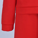 Schoolgirl Kagura Red Outfit Women Carnival Halloween Cosplay Costume