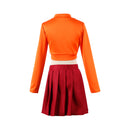 Scooby-Doo Movie Velma Women Top Skirt Set Party Carnival Halloween Cosplay Costume