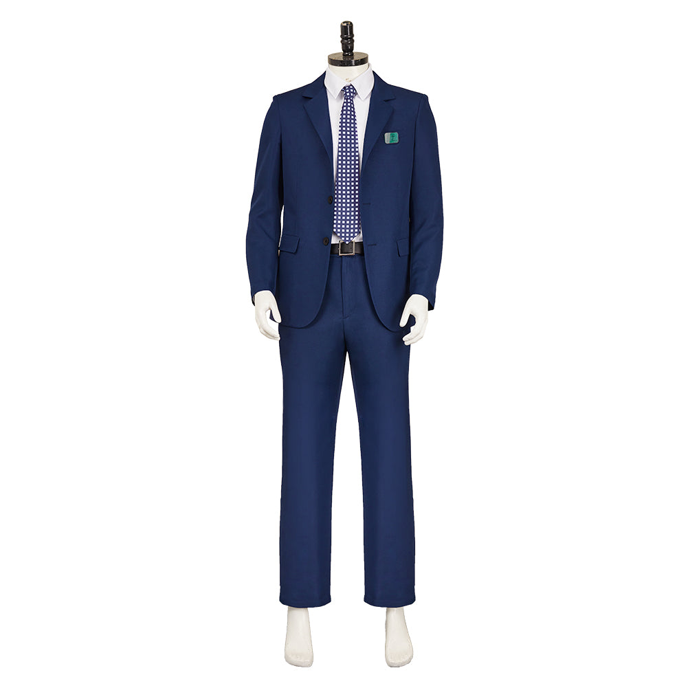 Severance Season 2 Mark Scout Blue Suit Carnival Halloween Cosplay Cos