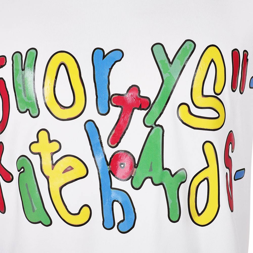 Shorty's Skateboards Black T-shirt Party Carnival Halloween Cosplay Co