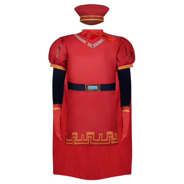 Shrek Movie Lord Farquaad Kids Children Red Outfit Party Carnival Halloween Cosplay Costume