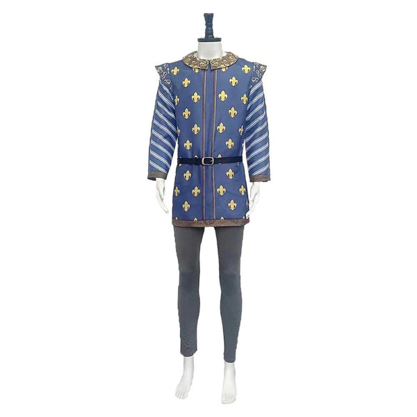 Shrek Movie Prince Charming Blue Outfit Party Carnival Halloween Cosplay Costume