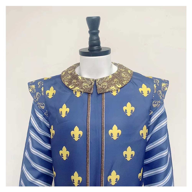 Shrek Movie Prince Charming Blue Outfit Party Carnival Halloween Cosplay Costume