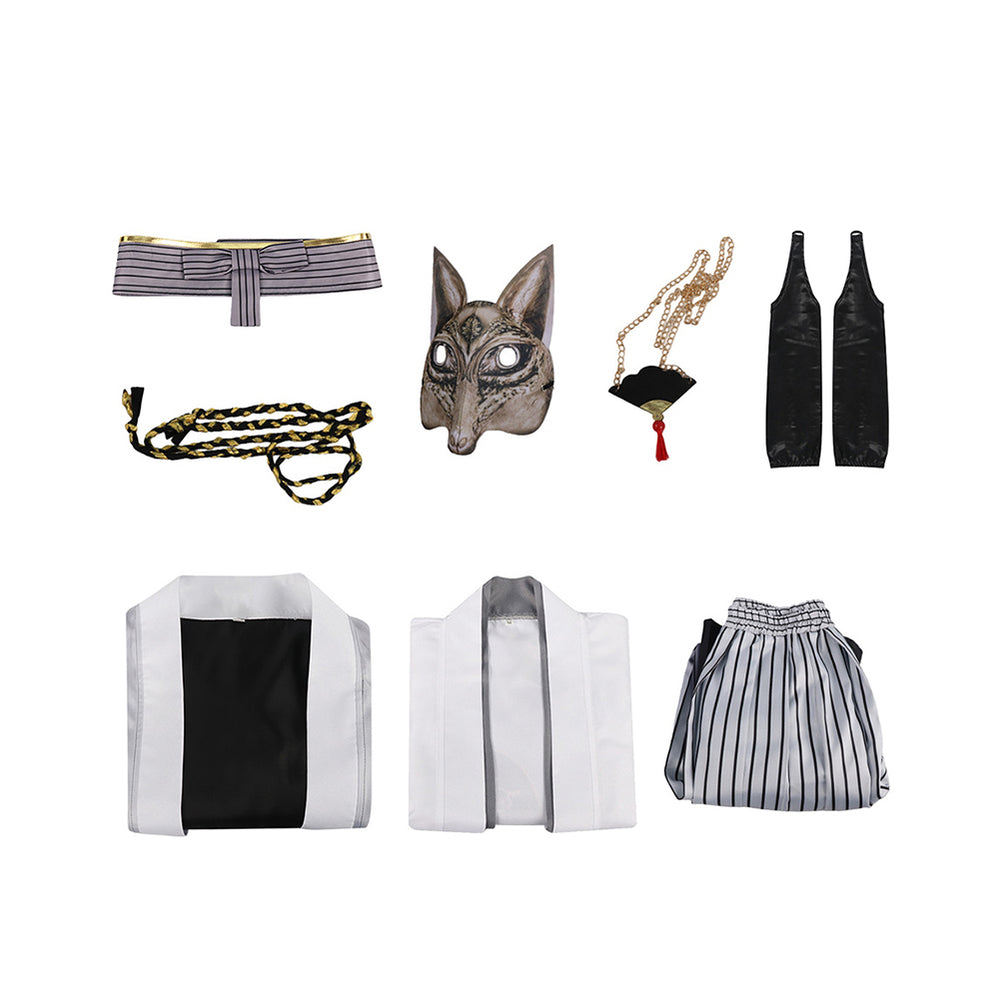 Silent Hill f Kotoyuki Tsuneki Fox Mask Man Men White Kimono