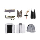 Silent Hill f Kotoyuki Tsuneki Fox Mask Man Men White Kimono Fullset Outfits Halloween Carnival Party Cosplay Costume