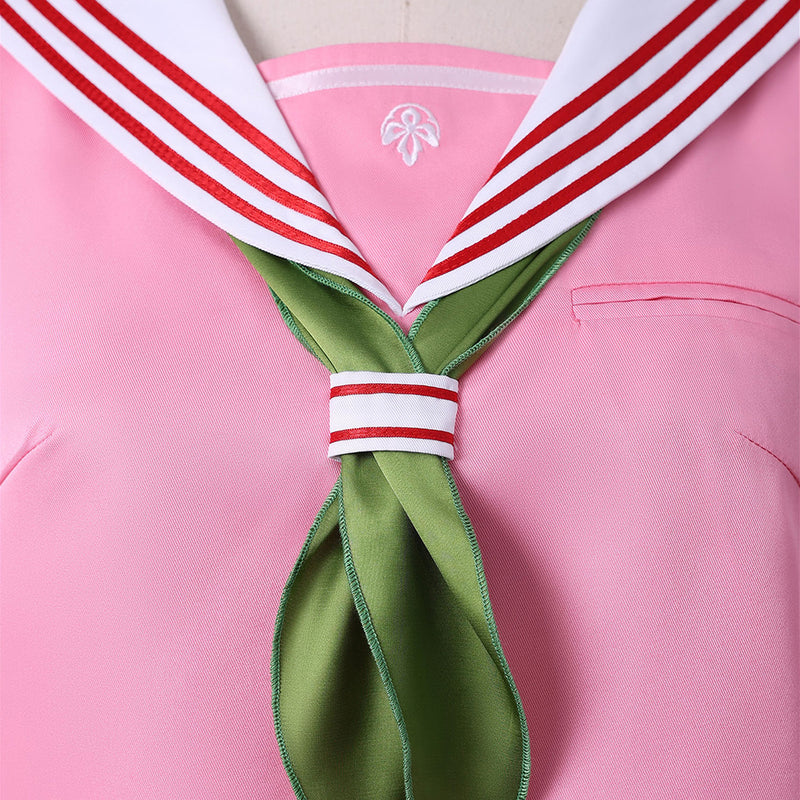 Silent Hill f Shimizu Hinako Women Pink School Uniform JK Halloween Carnival Party Cosplay Costume