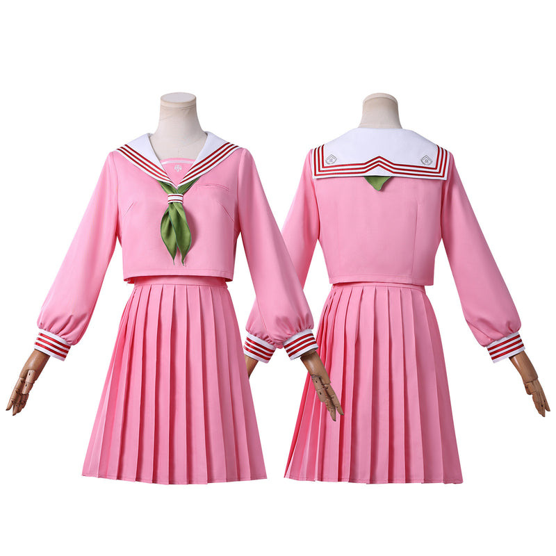 Silent Hill f Shimizu Hinako Women Pink School Uniform JK Halloween Carnival Party Cosplay Costume