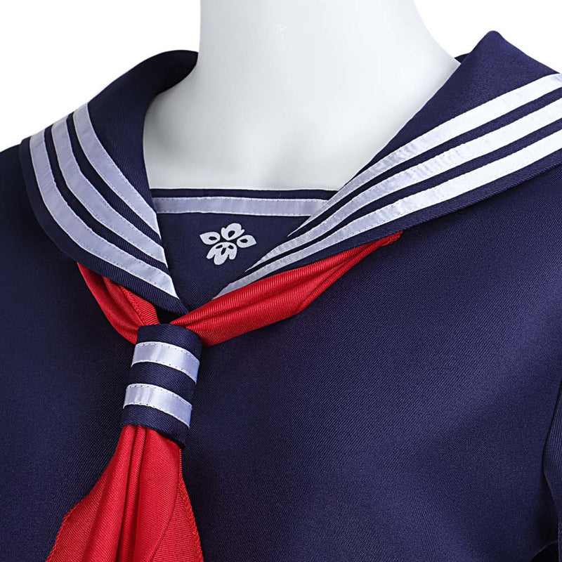 Silent Hill Hinako Fukami Blue Outfit Women Carnival Halloween Cosplay Costume