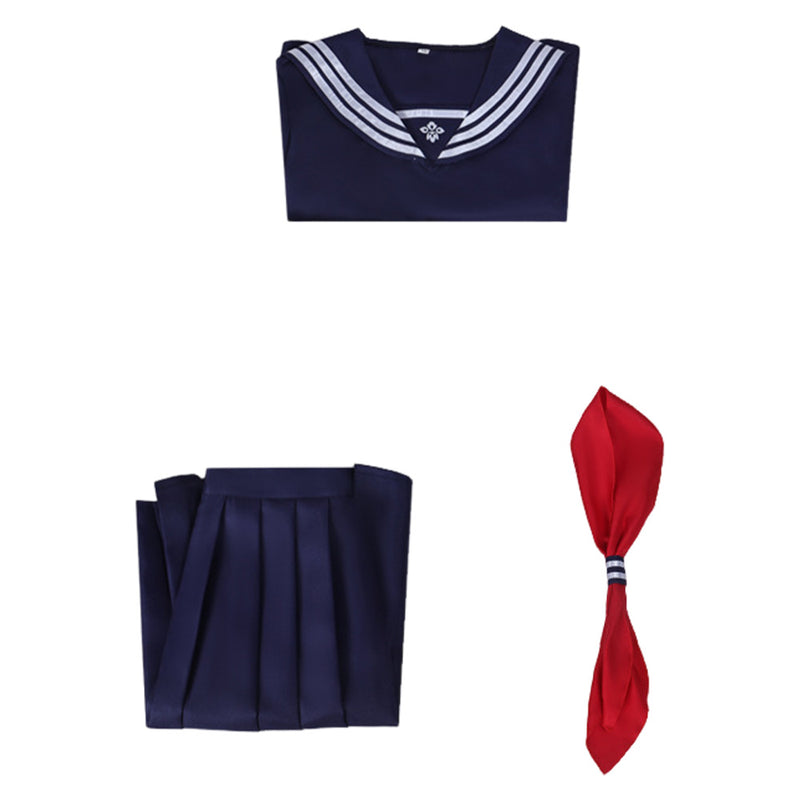 Silent Hill Hinako Fukami Blue Outfit Women Carnival Halloween Cosplay Costume