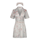 Silent Hill The Nurse White Uniform Set Outfit Women Halloween Carnival Party Cosplay Costume