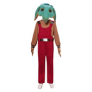 Skeleton Crew 2024 Neel Kids Children Red Outfit Carnival Halloween Cosplay Costume