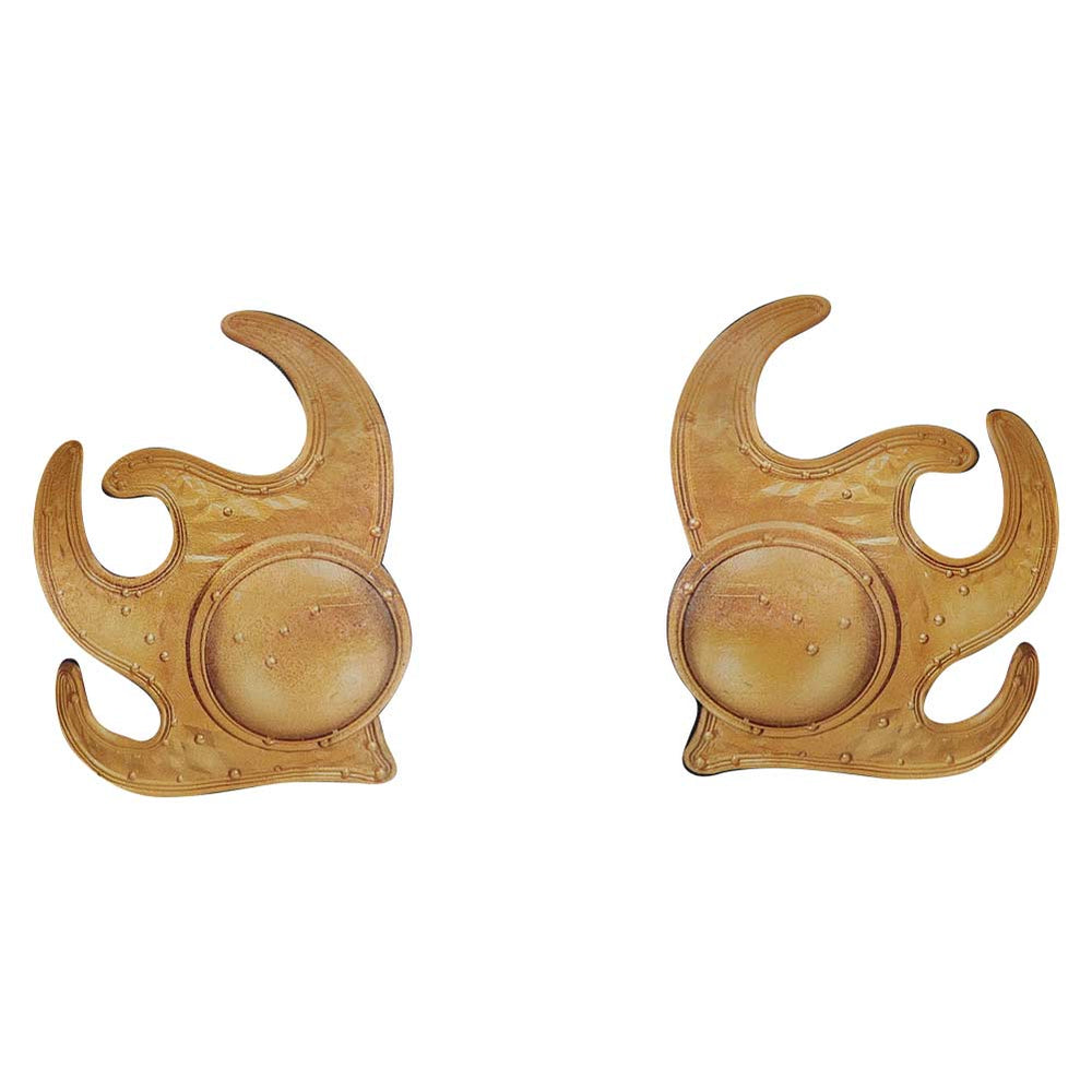 Cossky Slave Leia Cosplay Golden Hair Crown Set Halloween Carnival Costume Accessories
