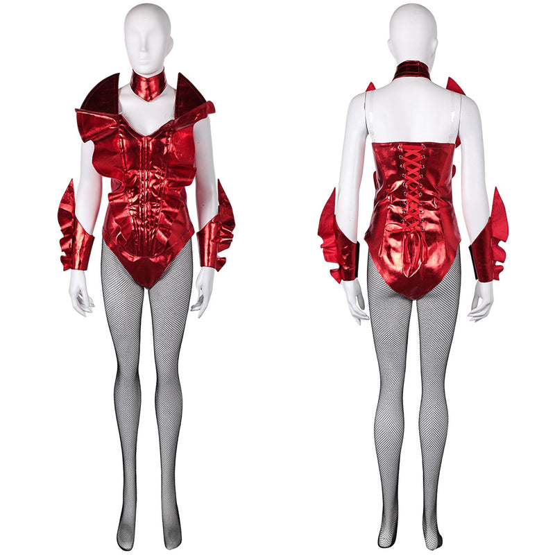 Smile 2 Skye Riley Women Red Outfit Party Carnival Halloween Cosplay Costume