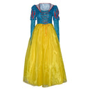Snow White and the Seven Dwarfs Movie Snow White Women Yellow Blue Dress Cosplay Costume