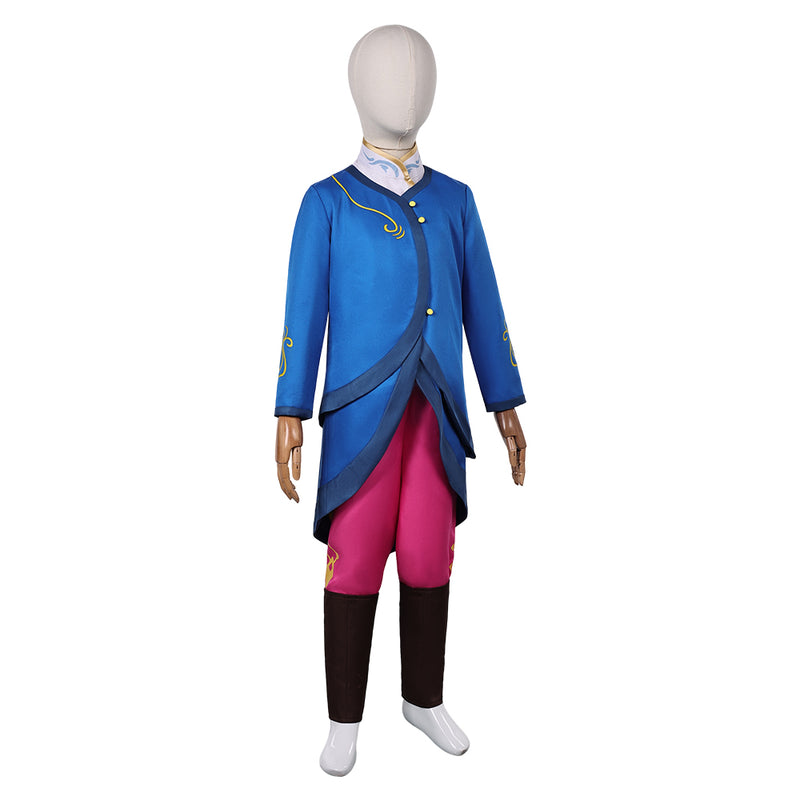 princess ellian dress Spellbound (2024) Princess Ellian Kids Children White Outfit Carnival Halloween Cosplay Costume
