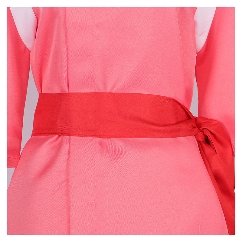 Spirited Away Anime Ogino Chihiro Women Pink Outfit Party Carnival Halloween Cosplay Costume
