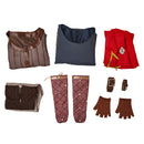 Split Fiction Mio Women Brown Outfit Carnival Halloween Cosplay Costume