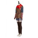 Split Fiction Mio Women Brown Outfit Carnival Halloween Cosplay Costume
