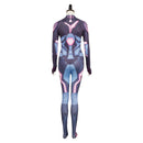 Split Fiction Mio Women Sci-fi Blue Jumpsuit Carnival Halloween Cosplay Costume