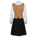 Fate/Stay Night Tohsaka Rin Women Brown Uniform Dress Carnival Halloween Cosplay Costume