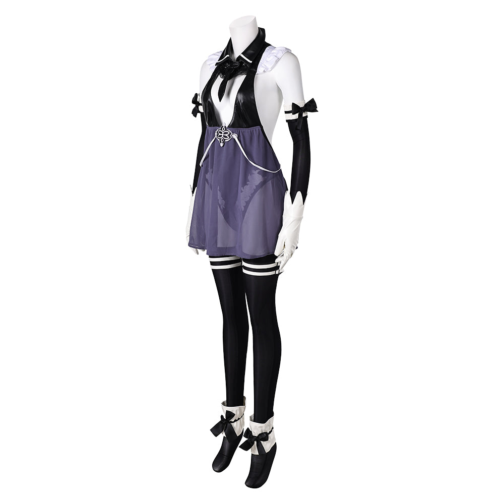 Stellar Blade Eve Women YoRHa Black Jumpsuit Carnival Halloween Cosplay  Costume