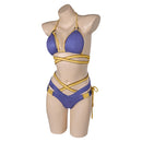 Stellar Blade Game Eve Women Purple Bikini Set Swimsuit Party Carnival Halloween Cosplay Costume