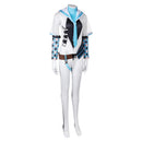 Stellar Blade Game Eve Women White Blue Combat Suit Party Carnival Halloween Cosplay Costume